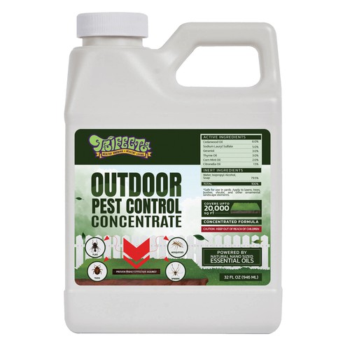 Outdoor pest control concentrate