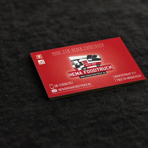 Hema Foodtruck Business Card