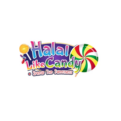 logo concept for candy store