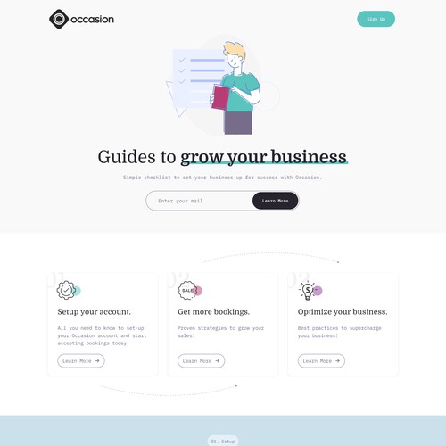 Onboarding Landing Page