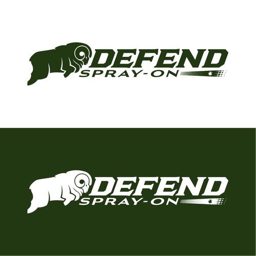 Defend Spray-On Logo Design