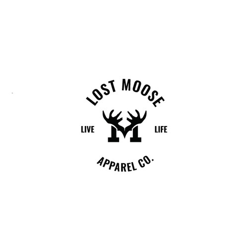 initial logo LOST MOOSE Apparel