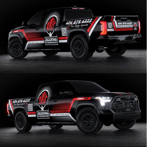 Toyota Tundra wrap design