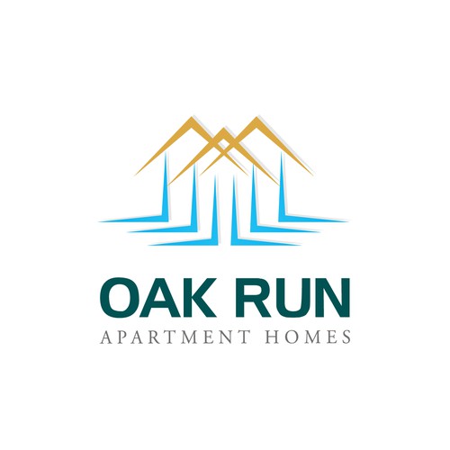 New Logo for Newly Remodeled Luxury apartment community!  Oak Run Apartments