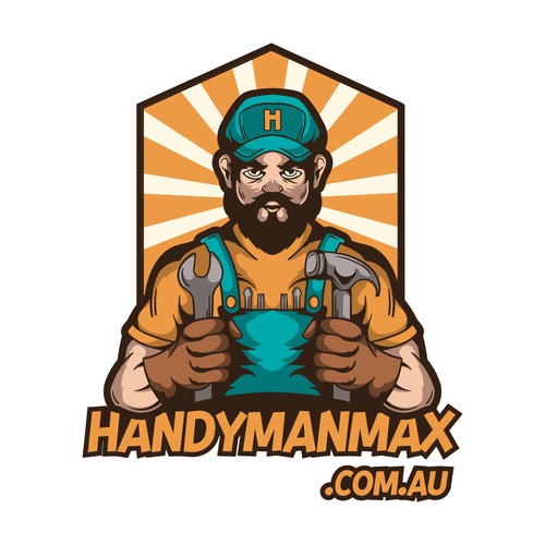 Repair Man Logo Mascot