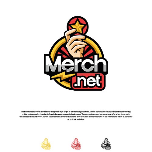 Merch.Net Logo design