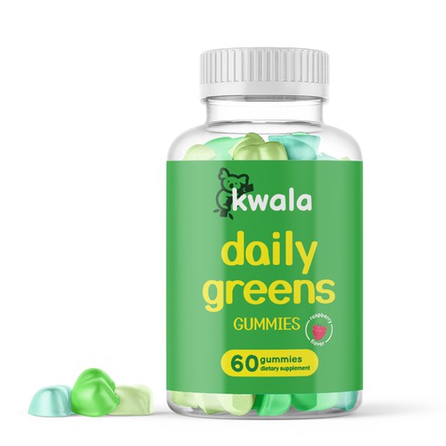 Greens gummy lable