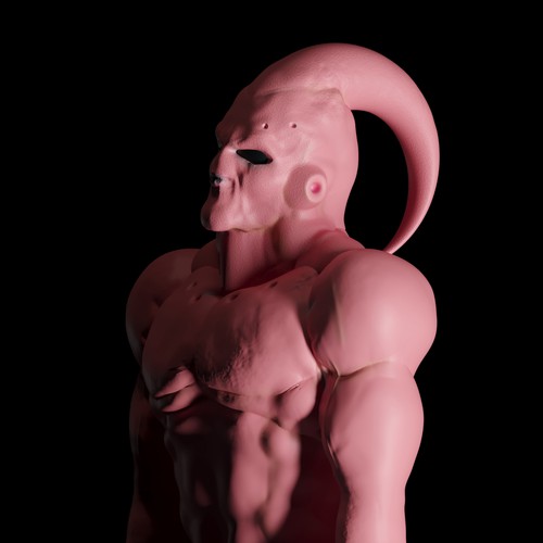 3d art character  Majin Buu