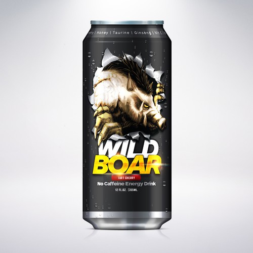 Energy Drink Label Design