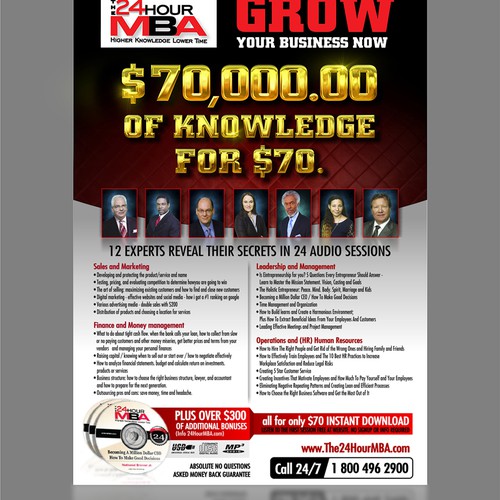 The 24 Hour MBA Flyer