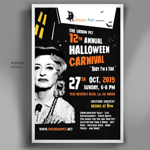 Urban Pet Halloween Carnival Poster