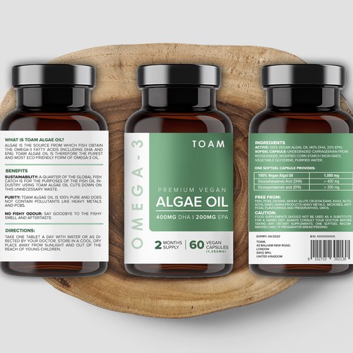 Minimalistic label design 
