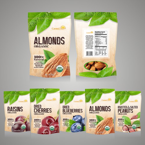 Dried Fruits and Nuts in Pouch