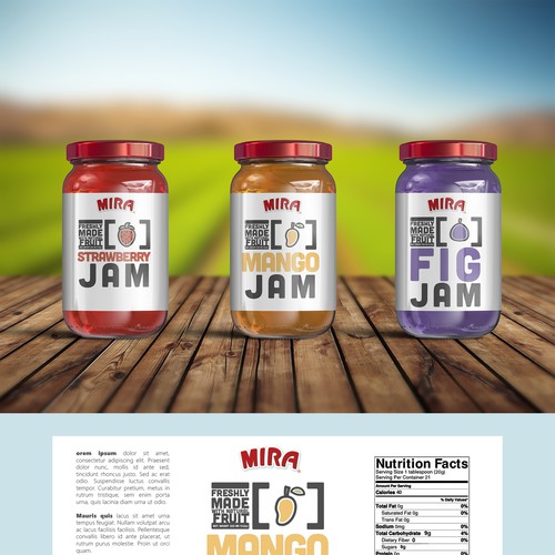 Jam Label Design