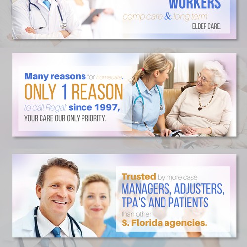 #3 Slider Graphics for Home Health Care Business