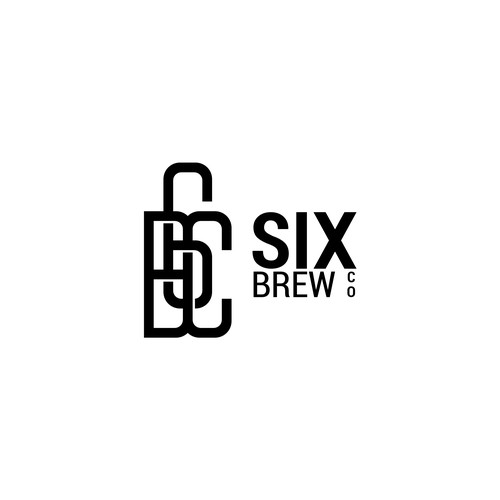Monogram Logo concept for Six Brew CO