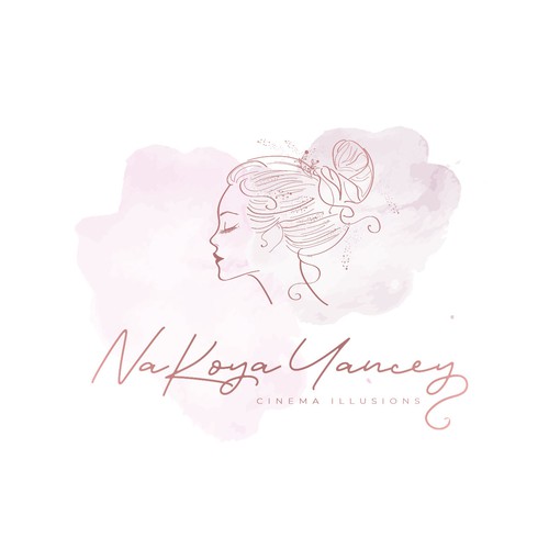 Fantasy Logo design for NaKoya Yancey - cinema illusions - Film and Television Wigs and Extensions