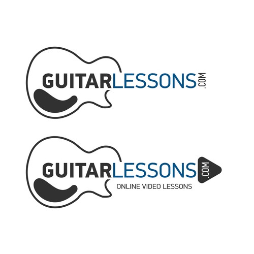 Logo for Online Guitar Lessons.