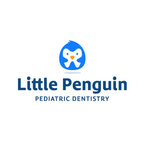 Cute Penguin Logo for a Pediatric Dentistry