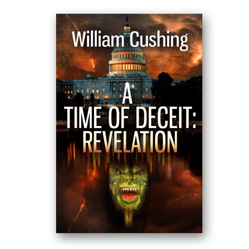 Book cover for thriller/sci-fi-/fantacy novel