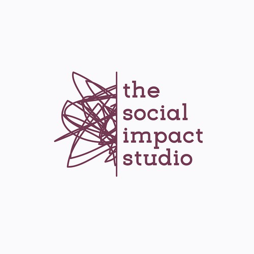 Bold logo design for The Social Impact Studio