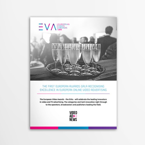 Multipage document for ad industry awards