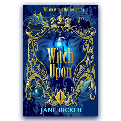 Cover for epic Fantasy/romance/fractured fairy tales