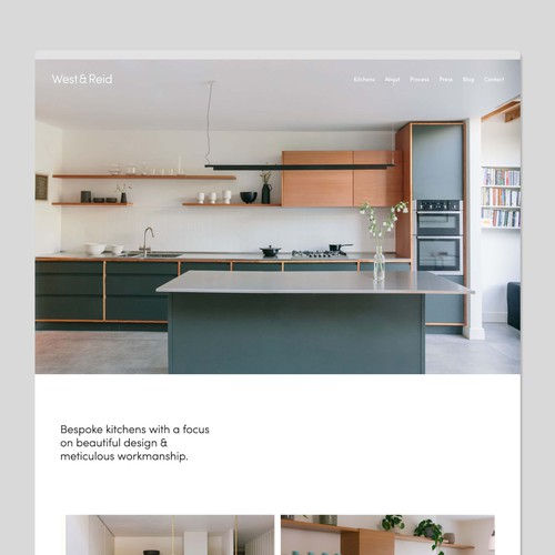 Bespoke Kitchens Brand + Website