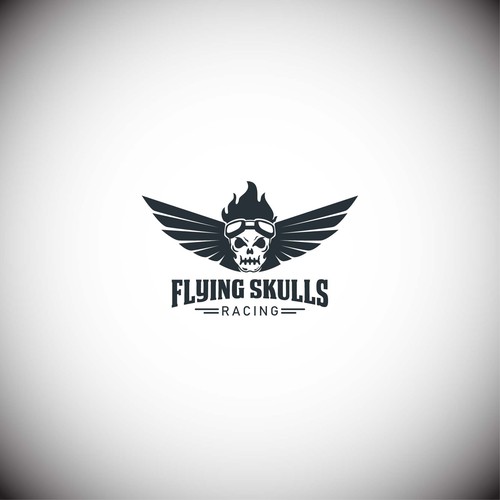 Logo Flying Skulls