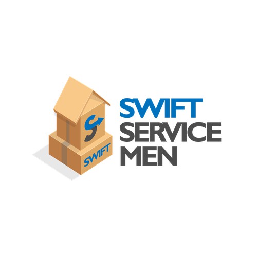 Logo concept for moving service