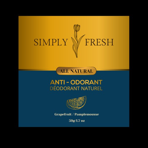 Natural Deodorant with a bit of a rebellious touch