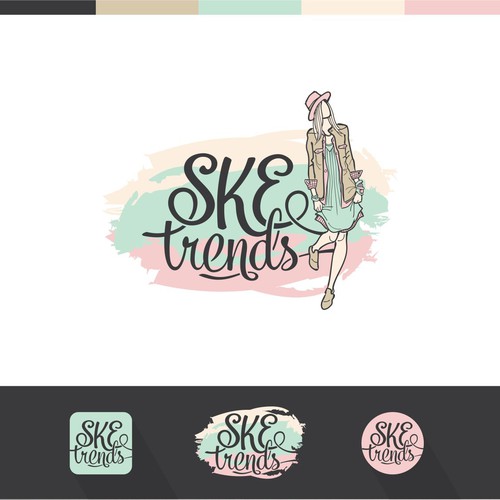 Create a captivating logo for SKEtrends
