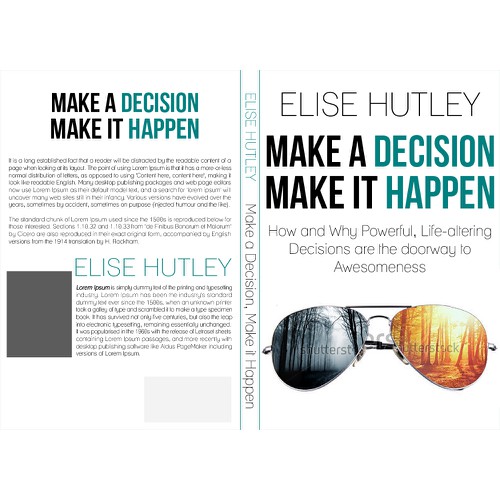 Make a Decision, Make it Happen! Book Cover Design!!
