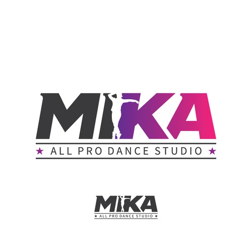 Bold dance studio logo 