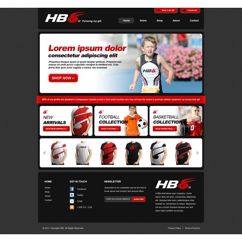 website design for HB8