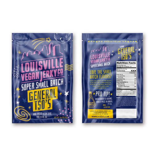 Packaging Design for Vegan Jerky