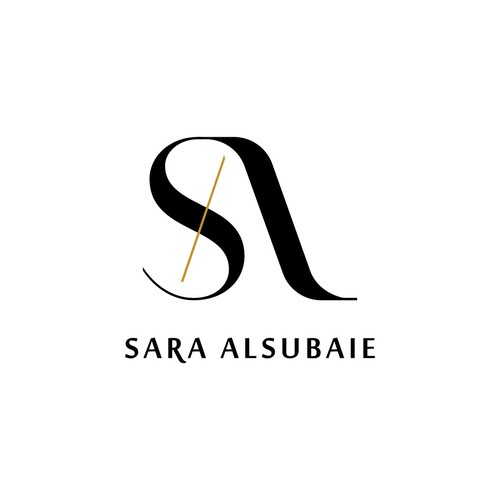 Luxury, artistic, classic with a modern feel logo concept for Sara Alsubaie.