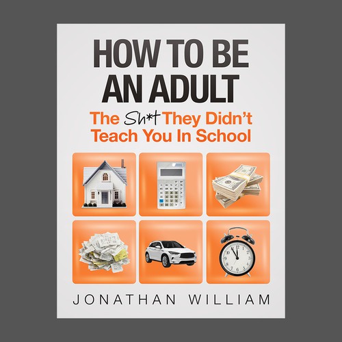 clean and simple grid based book cover
