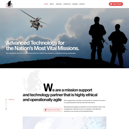 Professional Technology Consulting Website Redesign