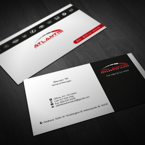 AAA rating Business Card