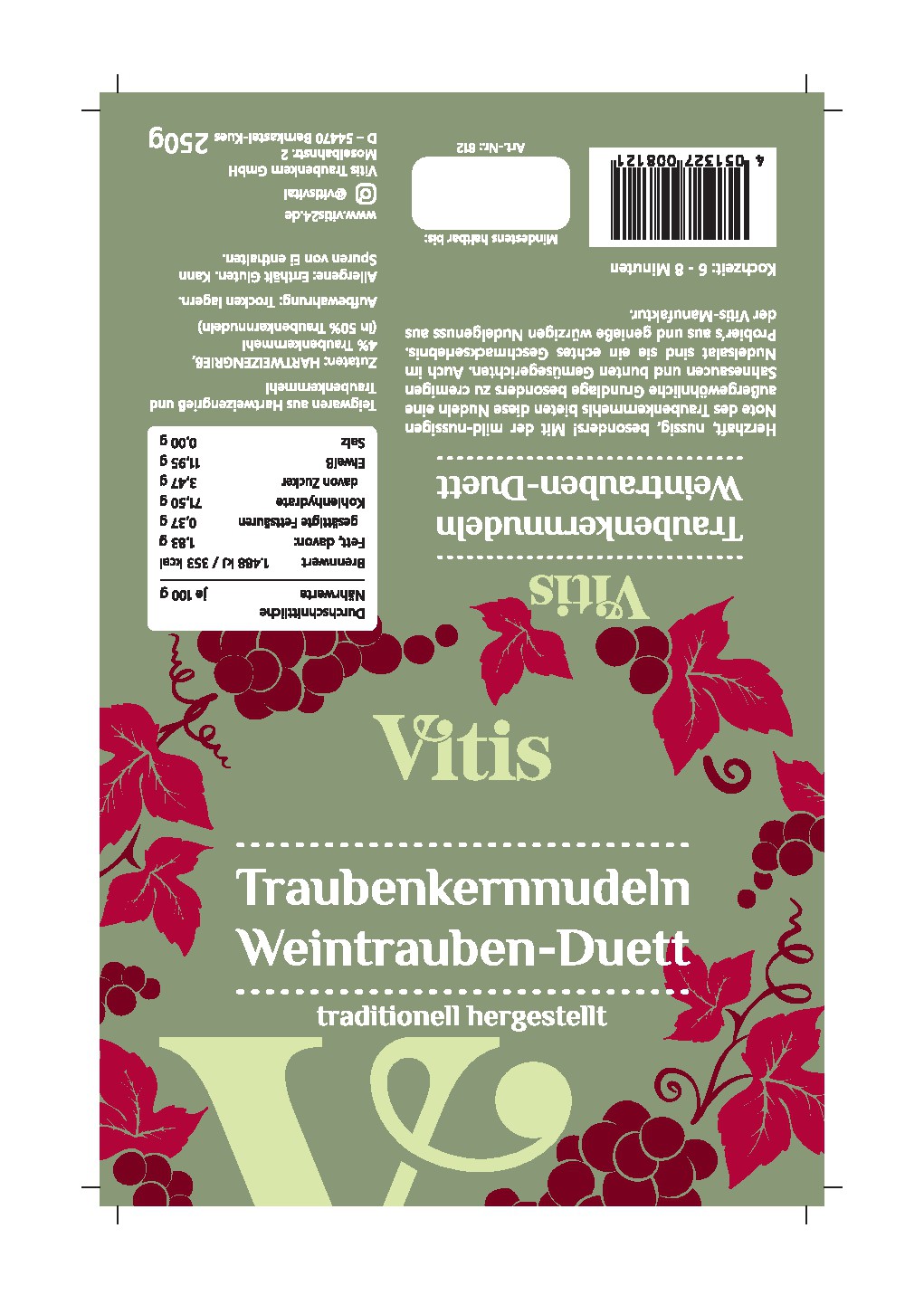Labels for pasta