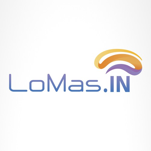 LoMas.IN message cloud logo