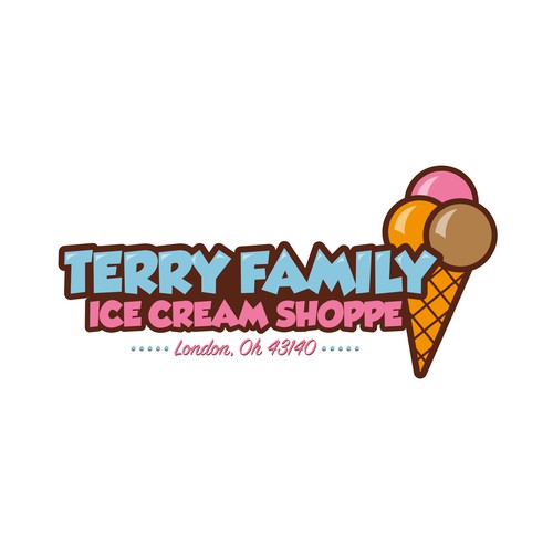 Ice Cream Shoppe Logo