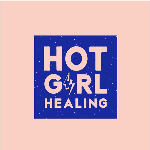 Hot Girl Healing Logo Contest Winner 