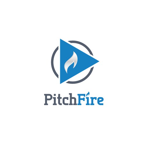 Create a fantastigreat, playful logo for recruiting startup PitchFire