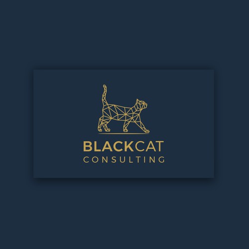 Cat Geometric Logo