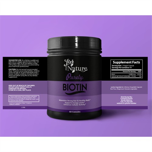 Purely Biotin label design