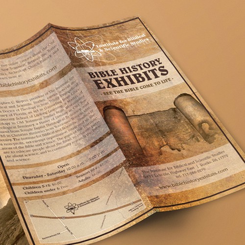 Bible History Exhibits Museum Brochure