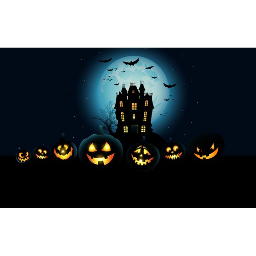 Children Friendly Haunted House Scene