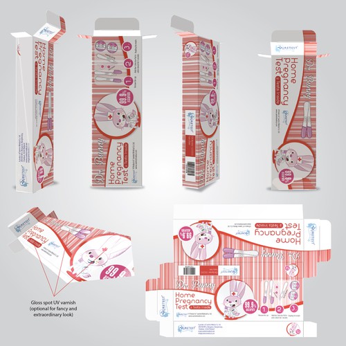 Product packaging for pregnancy test